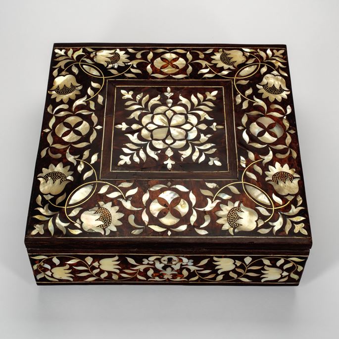 A Tortoiseshell and Mother-of-Pearl Box | MasterArt